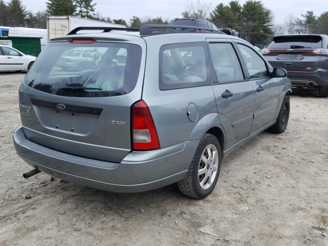 1FAHP36N05W315104 - 2005 FORD FOCUS ZXW GREEN photo 4