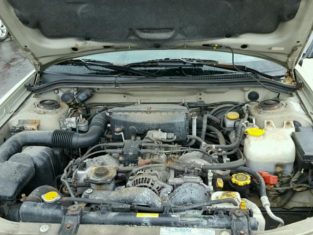 JF1SF65561H726520 - 2001 SUBARU FORESTER S Qızıl foto 7