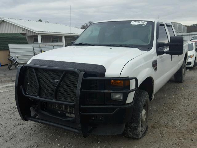 1FTWW31R99EA36115 - 2009 FORD F350 SUPER WHITE photo 2