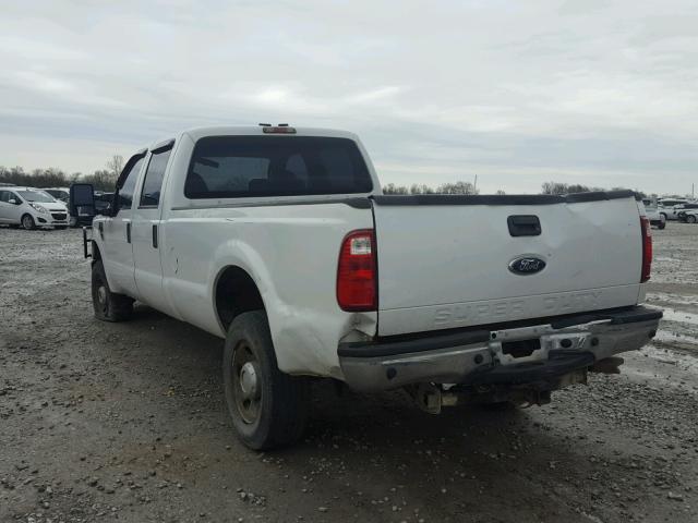 1FTWW31R99EA36115 - 2009 FORD F350 SUPER WHITE photo 3