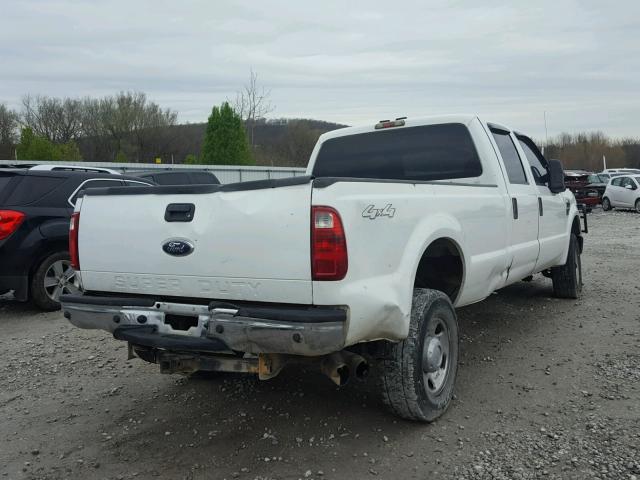 1FTWW31R99EA36115 - 2009 FORD F350 SUPER WHITE photo 4