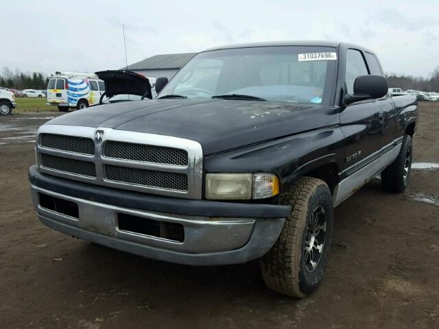 3B7HC13Y1XG214860 - 1999 DODGE RAM 1500 BLACK photo 2