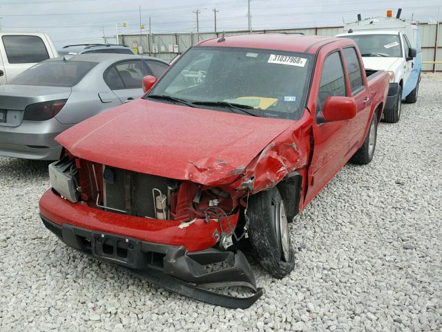 1GCDSCD96A8130843 - 2010 CHEVROLET COLORADO L RED photo 2