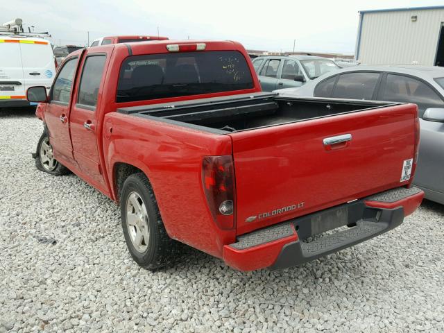 1GCDSCD96A8130843 - 2010 CHEVROLET COLORADO L RED photo 3