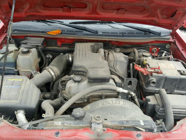1GCDSCD96A8130843 - 2010 CHEVROLET COLORADO L RED photo 7
