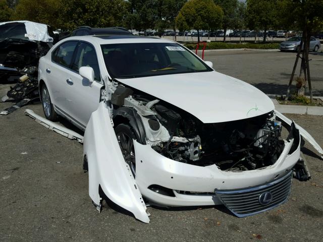 JTHDU46F985004540 - 2008 LEXUS LS 600HL WHITE photo 1