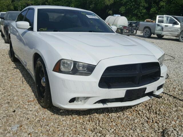 2C3CDXAT7CH152669 - 2012 DODGE CHARGER PO WHITE photo 1