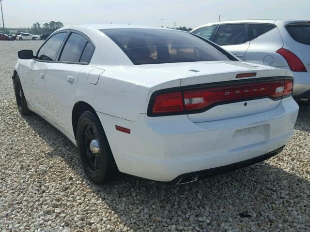 2C3CDXAT7CH152669 - 2012 DODGE CHARGER PO WHITE photo 3