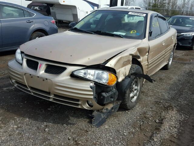 1G2NF52FX2C279675 - 2002 PONTIAC GRAND AM S Qızıl foto 2