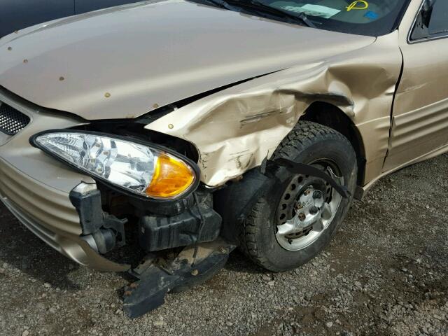 1G2NF52FX2C279675 - 2002 PONTIAC GRAND AM S Qızıl foto 9