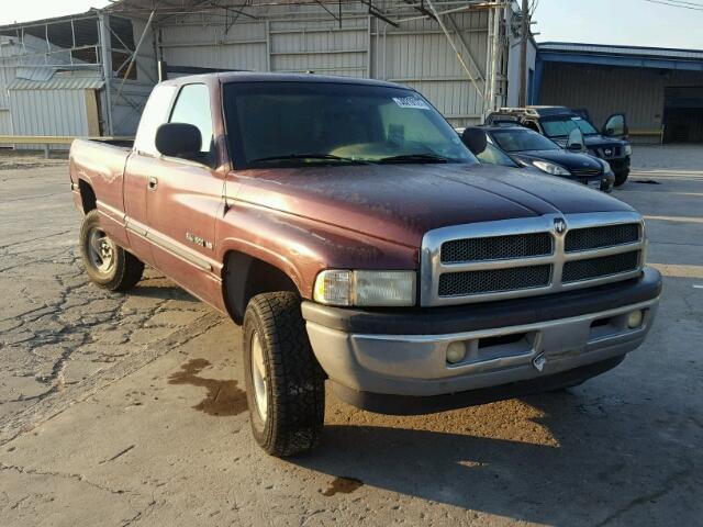 3B7HF13Z5YG121163 - 2000 DODGE RAM 1500 MAROON photo 1