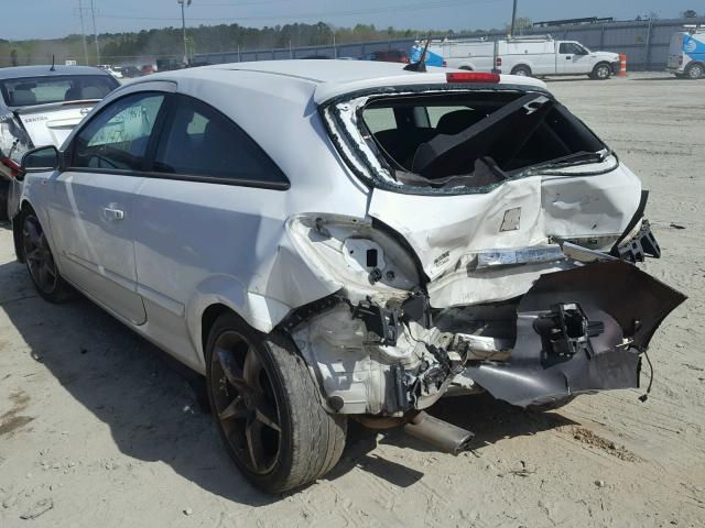 W08AT271X85083823 - 2008 SATURN ASTRA XR WHITE photo 3