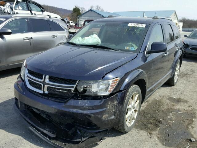 3D4PG3FG0BT507716 - 2011 DODGE JOURNEY CR BLUE photo 2