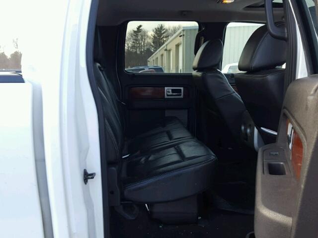 1FTFW1EV9AFA35945 - 2010 FORD F150 SUPER WHITE photo 6