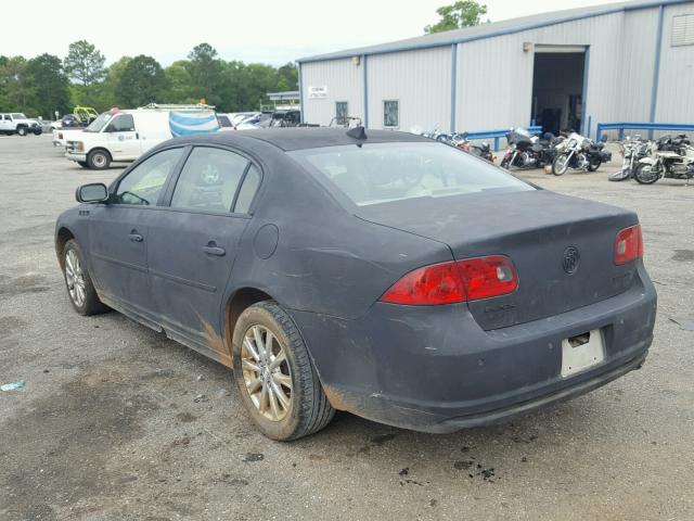 1G4HE5EM6AU107654 - 2010 BUICK LUCERNE CX BLACK photo 3