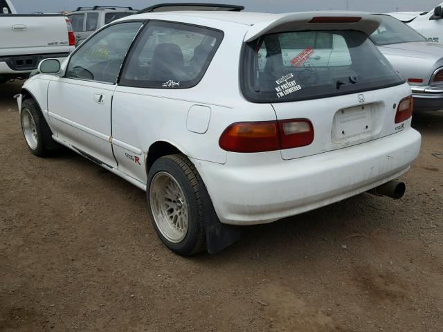 2HGEH3386SH515702 - 1995 HONDA CIVIC SI WHITE photo 3