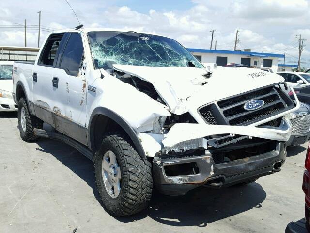 1FTPW14594KD54084 - 2004 FORD F150 SUPER WHITE photo 1