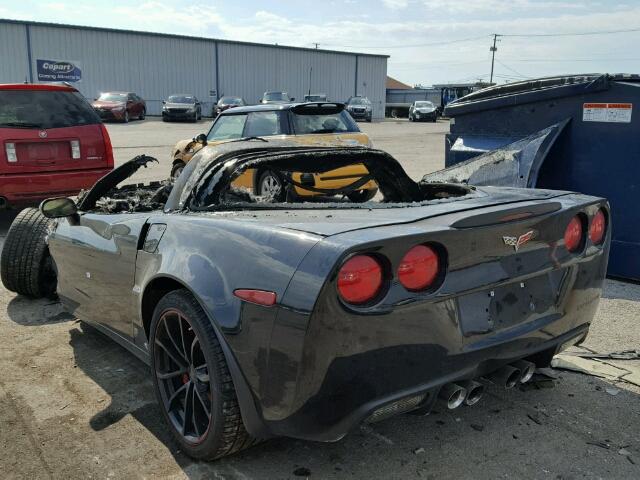 1G1YY26E465116462 - 2006 CHEVROLET CORVETTE BLACK photo 3