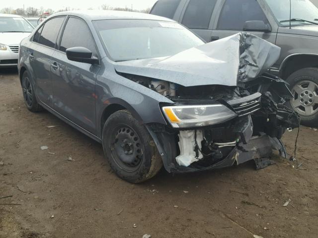 3VW1K7AJ9EM372680 - 2014 VOLKSWAGEN JETTA BASE 灰色 照片 1