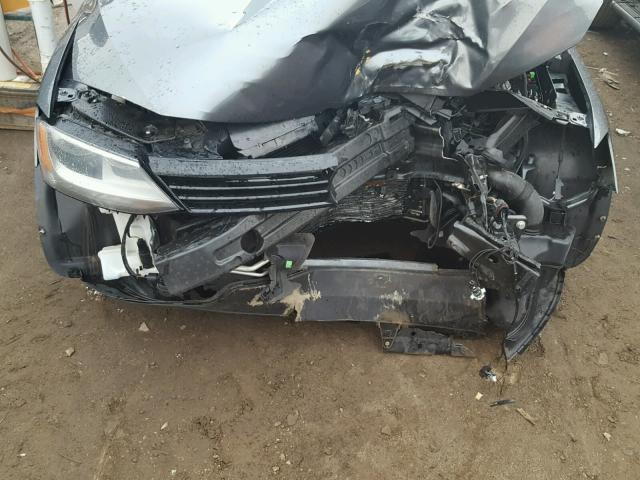 3VW1K7AJ9EM372680 - 2014 VOLKSWAGEN JETTA BASE 灰色 照片 7