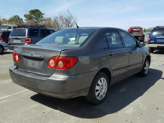 2T1BR32E75C399737 - 2005 TOYOTA COROLLA CE GRAY photo 4