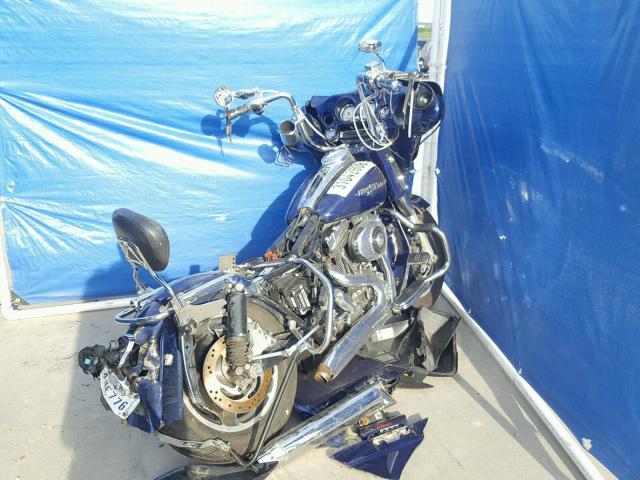 1HD1KBW176Y635932 - 2006 HARLEY-DAVIDSON FLHXI BLUE photo 4