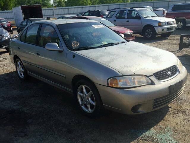 3N1BB51D91L129136 - 2001 NISSAN SENTRA SE BEIGE photo 1