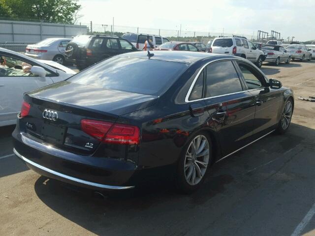 WAURVAFD1BN027333 - 2011 AUDI A8 L QUATT BLUE photo 3