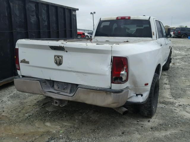 3D73M4CL4AG177328 - 2010 DODGE RAM 3500 WHITE photo 4