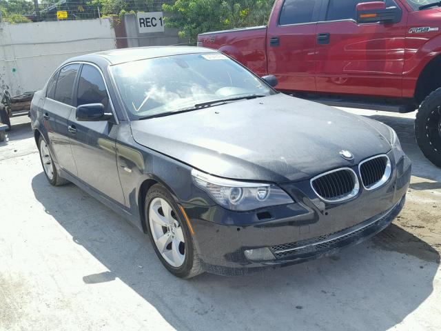 WBANU53508CT18903 - 2008 BMW 528 I BLACK photo 1