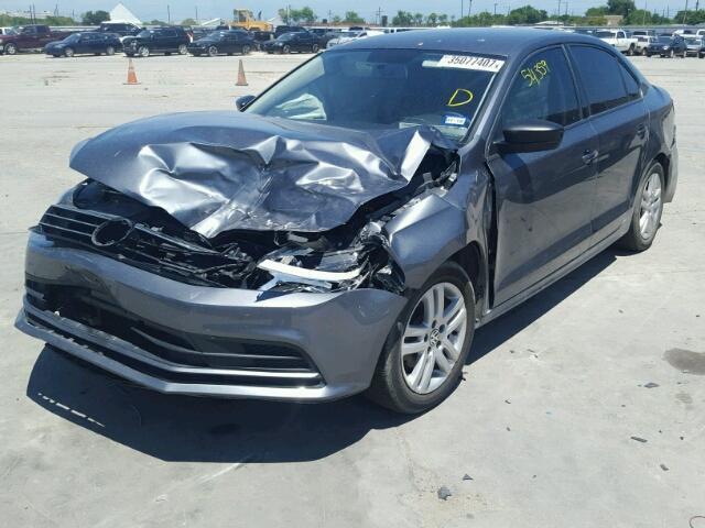 3VW2K7AJ7FM241592 - 2015 VOLKSWAGEN JETTA BASE გრაფიტი ფოტო 2