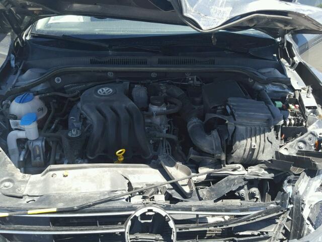 3VW2K7AJ7FM241592 - 2015 VOLKSWAGEN JETTA BASE გრაფიტი ფოტო 7