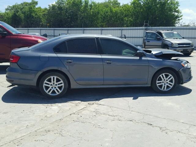 3VW2K7AJ7FM241592 - 2015 VOLKSWAGEN JETTA BASE გრაფიტი ფოტო 9