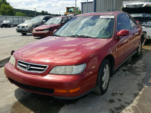 19UYA1256VL020470 - 1997 ACURA 2.2CL RED photo 2