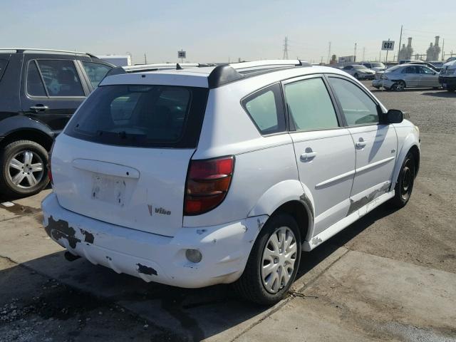 5Y2SL65827Z403078 - 2007 PONTIAC VIBE WHITE photo 4