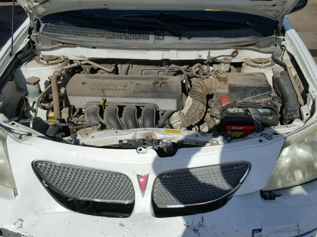 5Y2SL65827Z403078 - 2007 PONTIAC VIBE WHITE photo 7