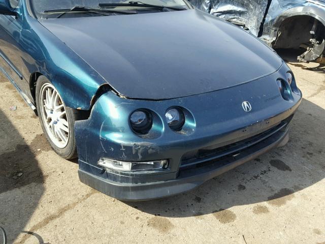 JH4DC4460VS017065 - 1997 ACURA INTEGRA GS GREEN photo 9