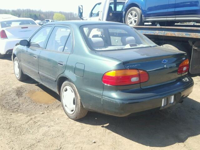 1Y1SK52812Z415342 - 2002 CHEVROLET GEO PRIZM 绿色 照片 3