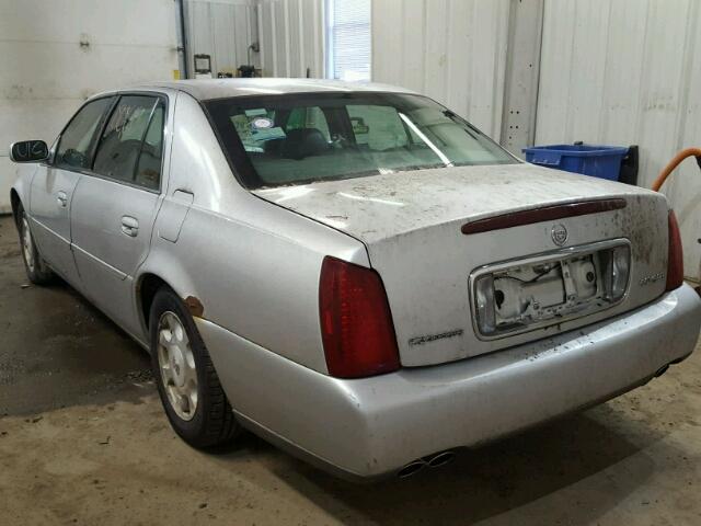 1G6KD54Y62U231400 - 2002 CADILLAC DEVILLE GRAY photo 3