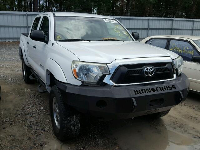 5TFLU4EN7CX025017 - 2012 TOYOTA TACOMA DOU WHITE photo 1