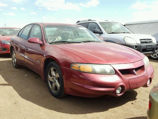 1G2HZ541X34166889 - 2003 PONTIAC BONNEVILLE RED photo 1