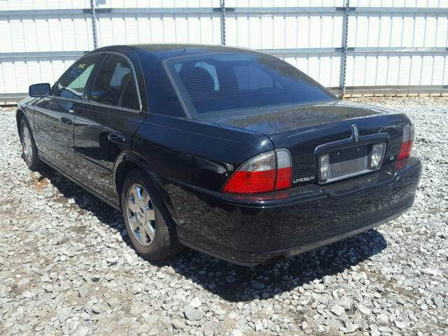 1LNHM86S95Y626892 - 2005 LINCOLN LS BLACK photo 3