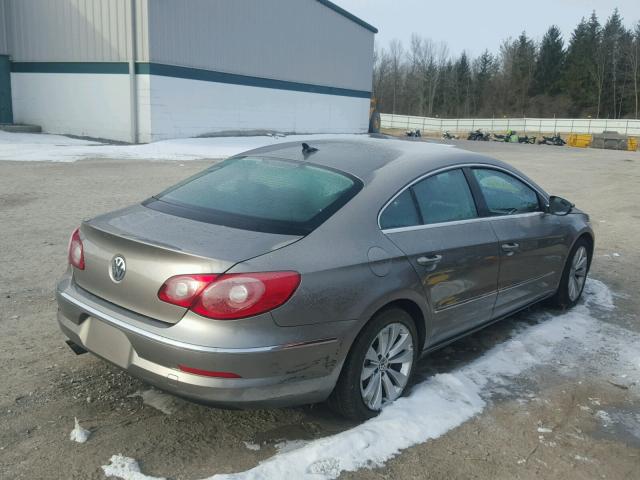 WVWML73C29E540103 - 2009 VOLKSWAGEN CC SPORT BROWN photo 4