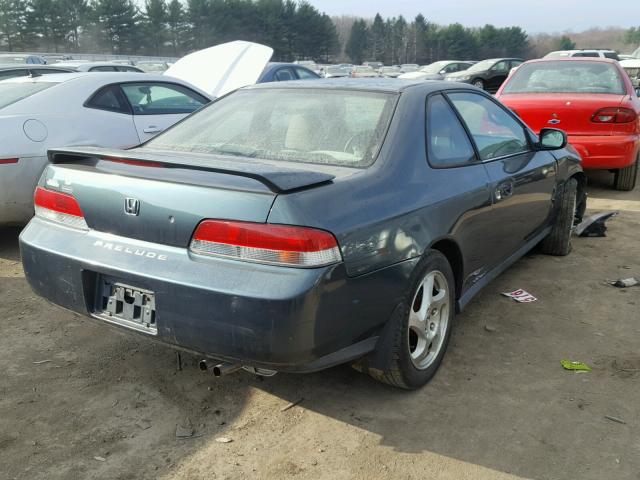 JHMBB6240VC005239 - 1997 HONDA PRELUDE GREEN photo 4