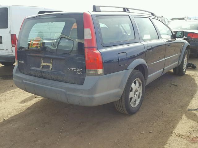 YV1SZ58D811036611 - 2001 VOLVO V70 XC BLUE photo 4