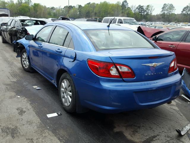 1C3LC46K97N512894 - 2007 CHRYSLER SEBRING BLUE photo 3