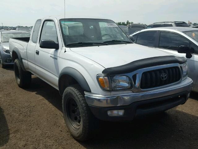 5TEWN72NX2Z132618 - 2002 TOYOTA TACOMA XTR WHITE photo 1