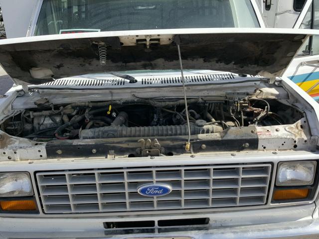 1FDKE37M0MHA44670 - 1991 FORD ECONOLINE WHITE photo 7