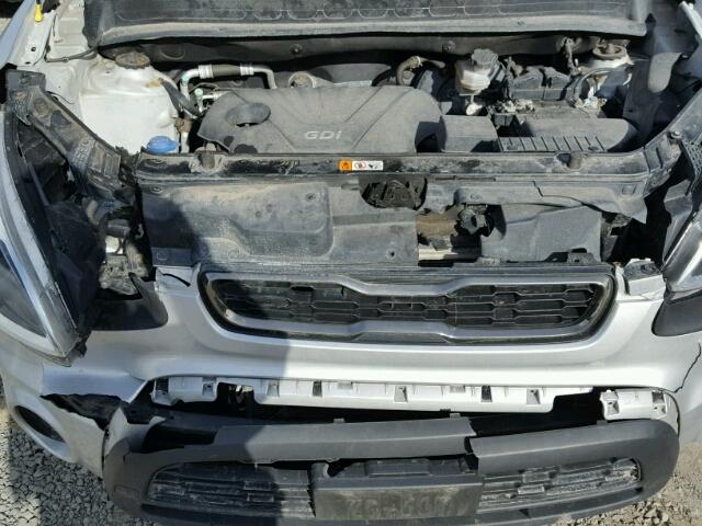 KNDJT2A56D7496193 - 2013 KIA SOUL SILVER photo 7