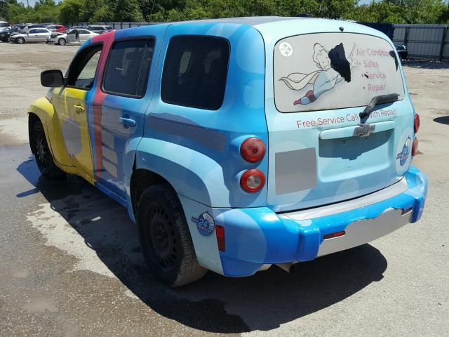 3GNBAADB3AS596147 - 2010 CHEVROLET HHR LS YELLOW photo 3